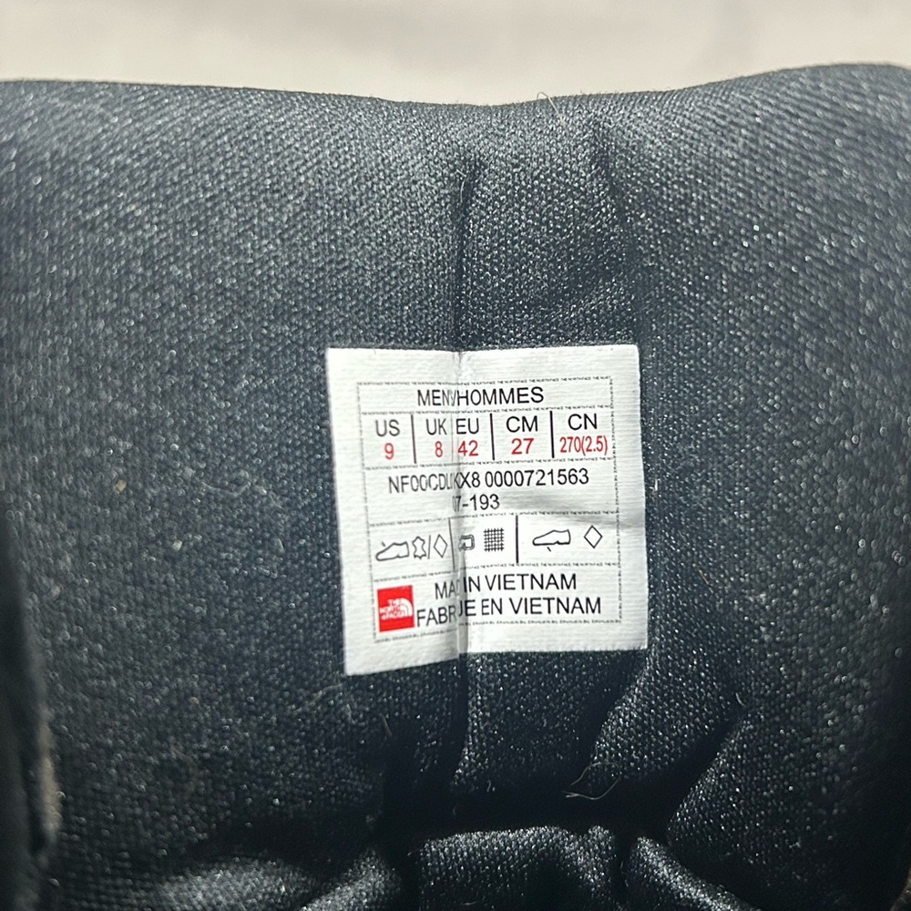 The North Face Men's Black Leather Boots - Picture 4 of 4